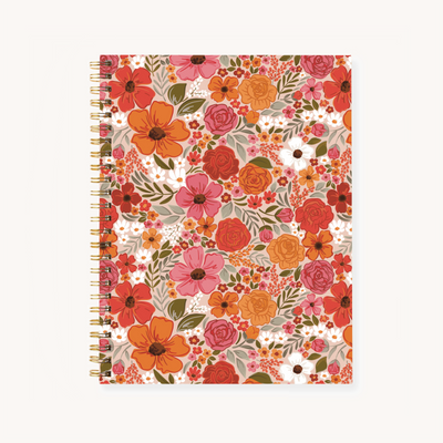 Hardcover Spiral Notebook, 7x9"