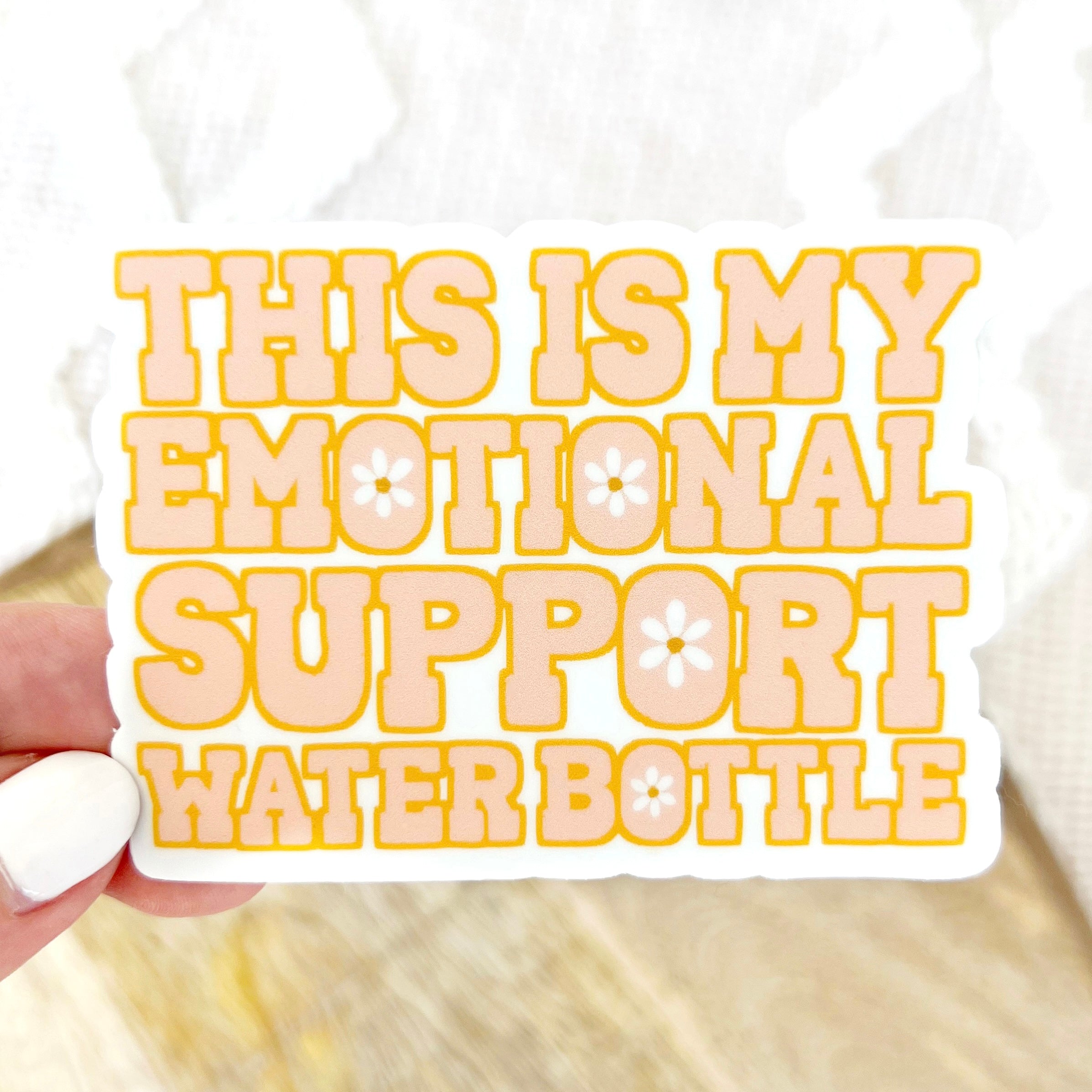 Clear Waterproof Vinyl Sticker, 3x3"
