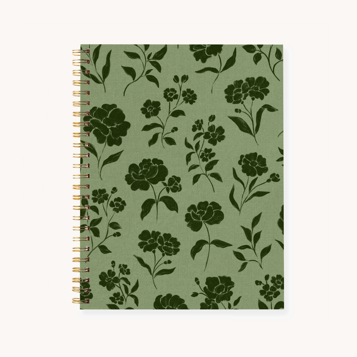 Hardcover Spiral Notebook, 7x9"