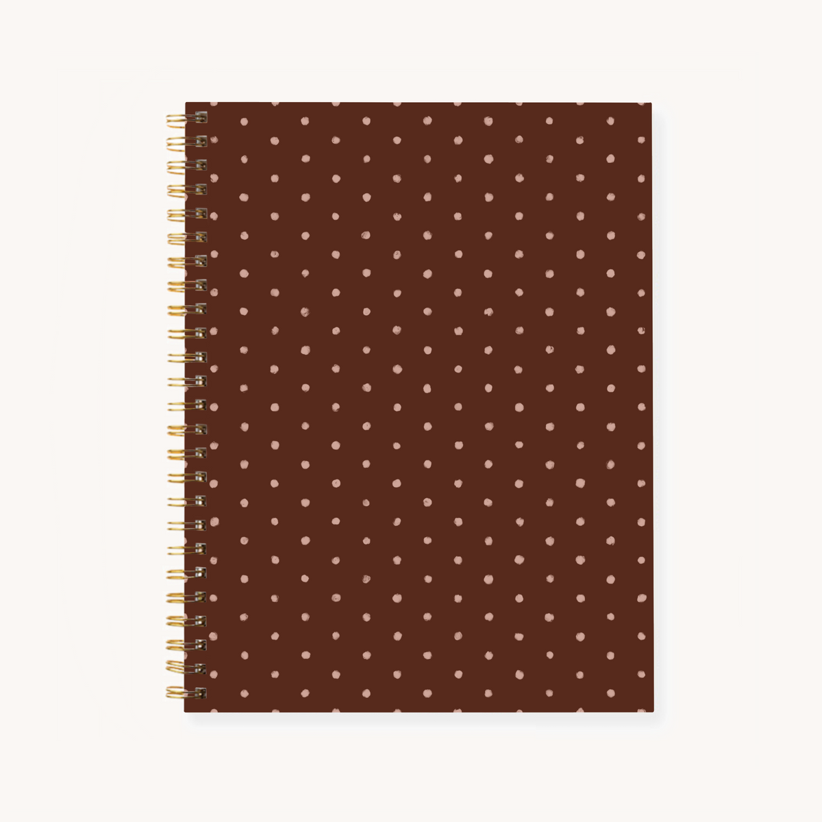 Hardcover Spiral Notebook, 7x9"