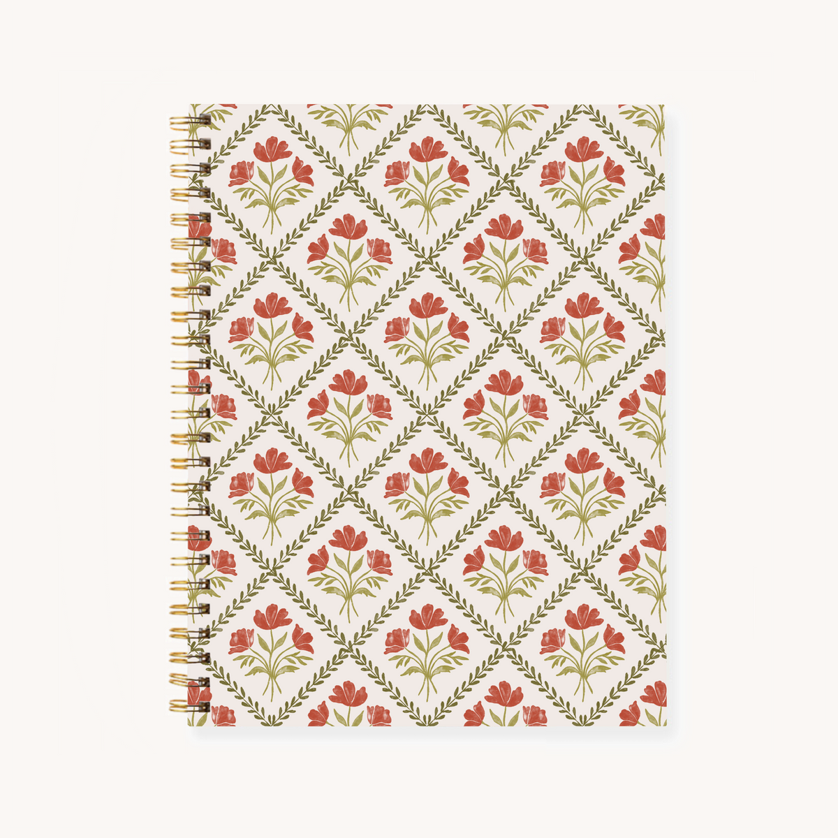 Hardcover Spiral Notebook, 7x9"