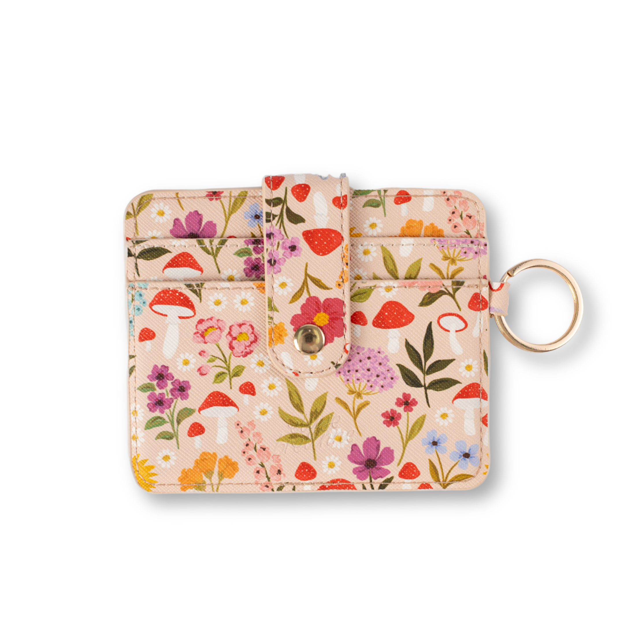 Mushroom Meadows Mushroom Leather Wallet – RFID, Slim, No-Fold ID Card ...