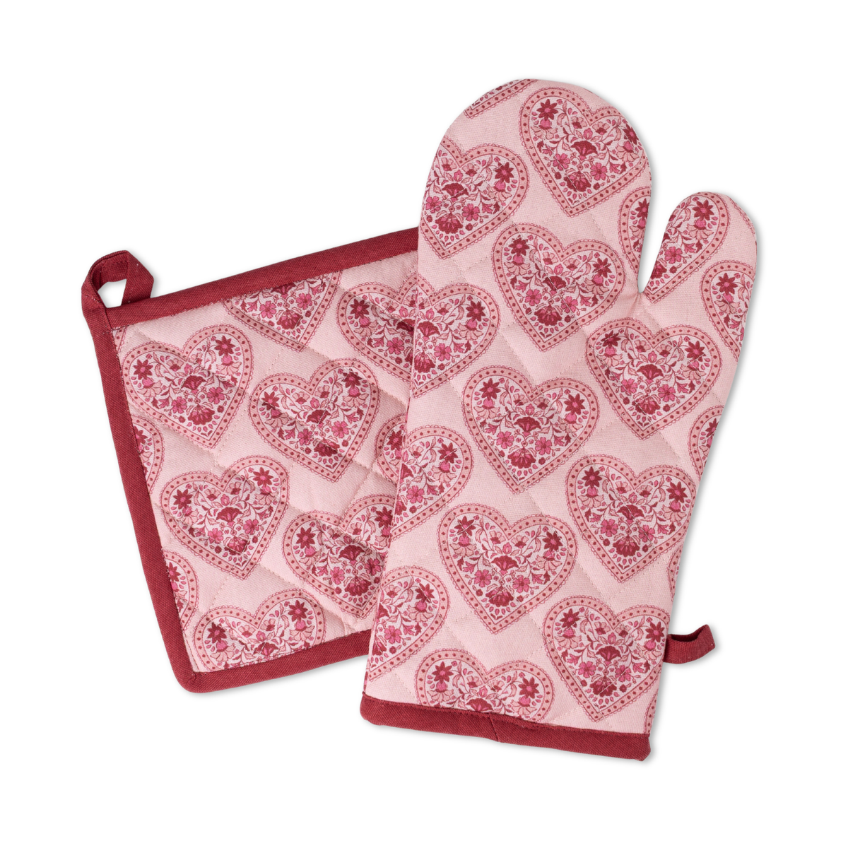 Oven Mitt + Pot Holder Set