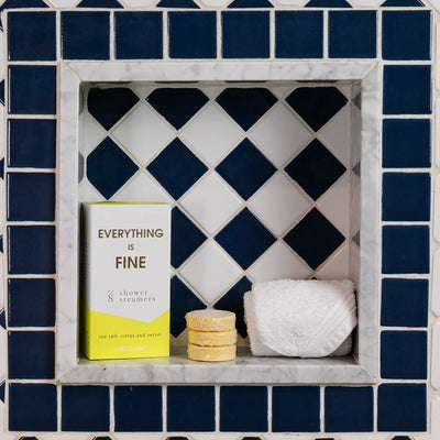 Everything is Fine Set of 8 Shower Steamers - Sea Salt + Citrus + Neroli