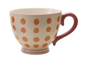 Stoneware Mug with Pattern, 4 Styles