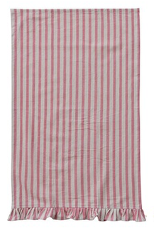 Cotton Striped Tea Towel