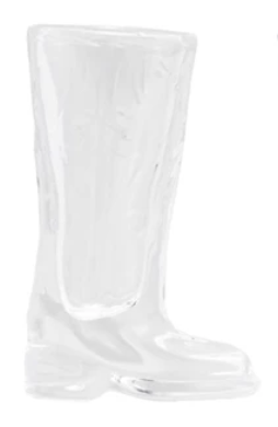 Glass Cowboy Boot Shaped Mini Vase/Shot Glass, 4 Colors