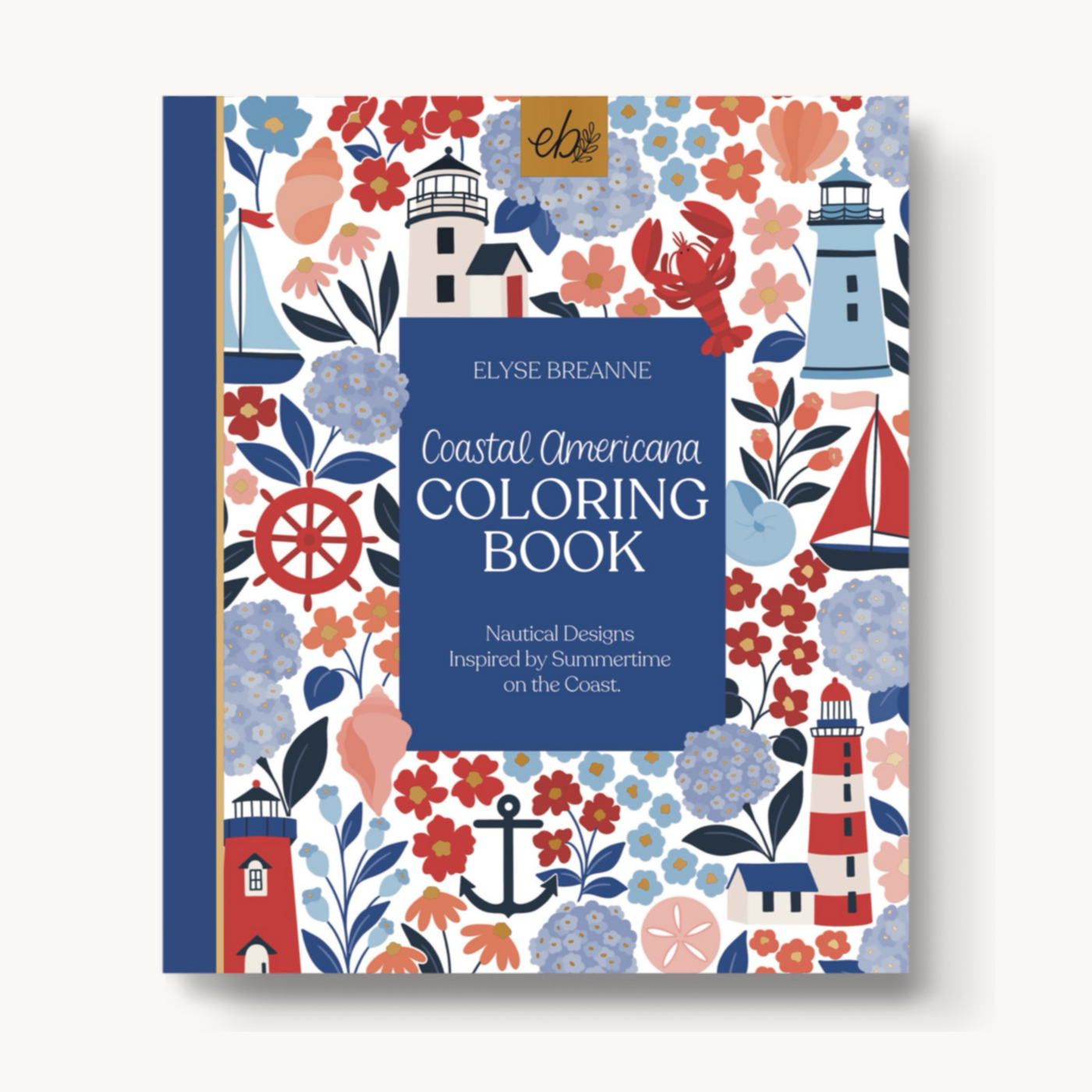 Coastal Americana Coloring Book PREORDER SHIPS EARLY JULY