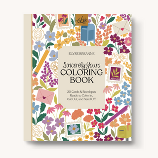 Sincerely Yours Coloring Book