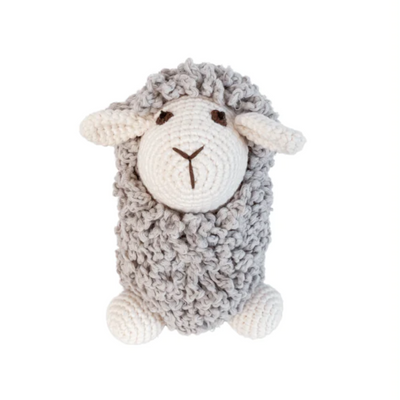 Grey Sheep Crochet Stuffed Animal