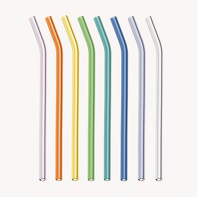 Colored Glass Straws