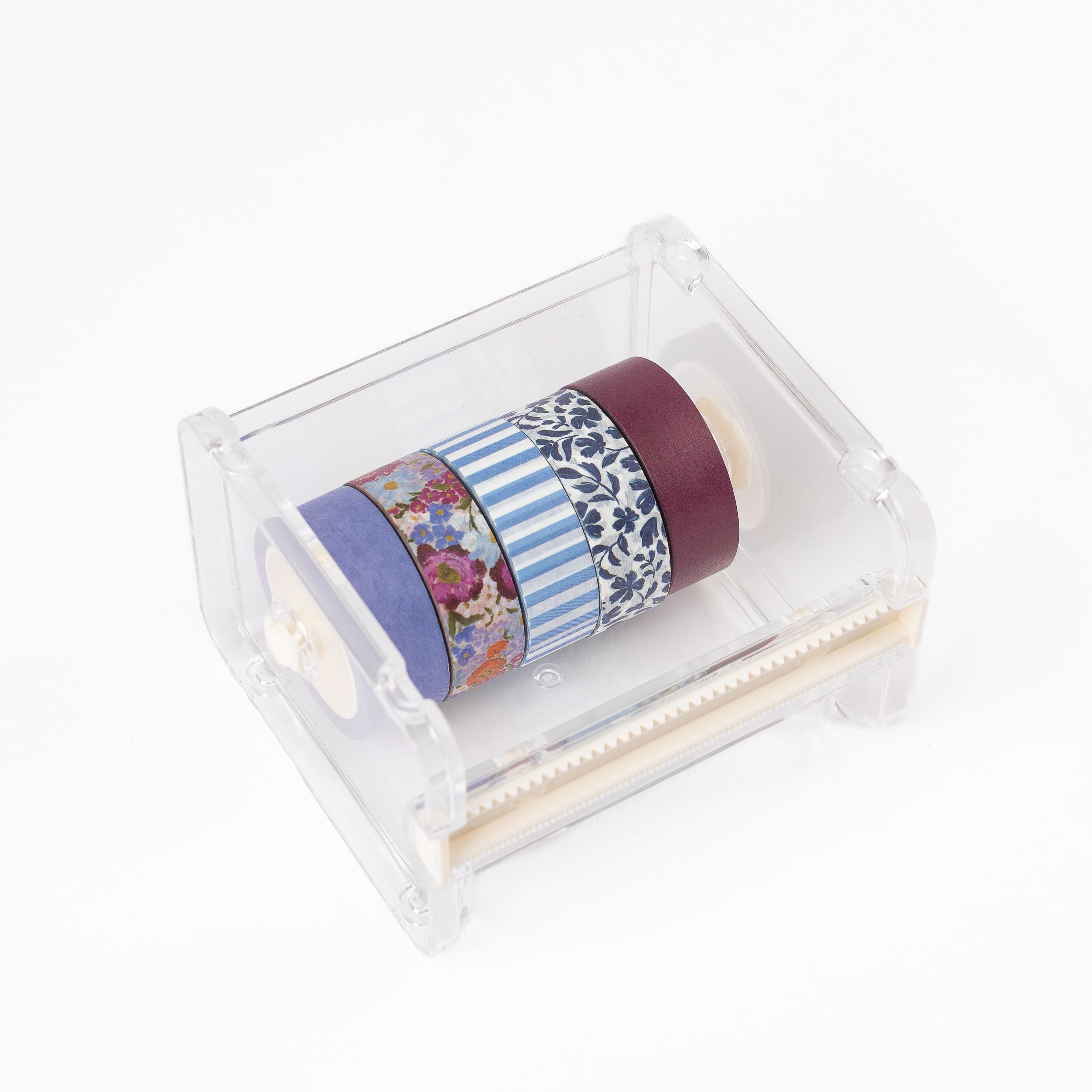 Washi Tape Variety Pack with Acrylic Dispenser