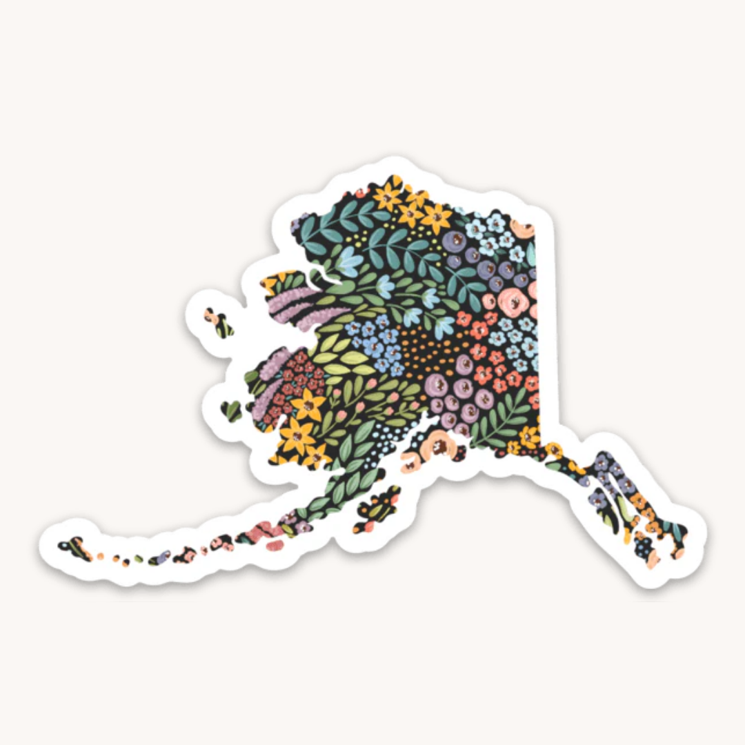 Waterproof Vinyl State Sticker, 3.5x2.25"