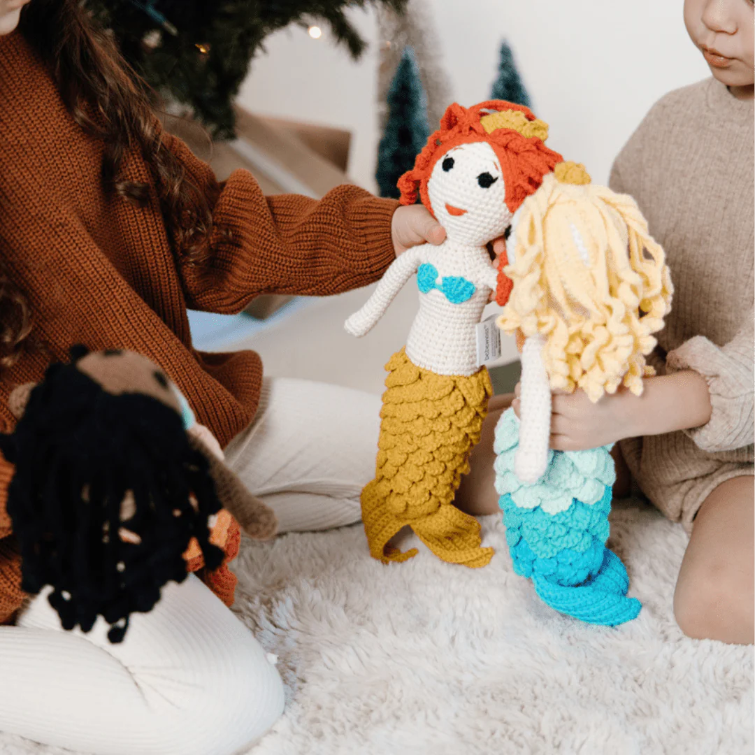 Pearl Mermaid Crochet Stuffed Animal