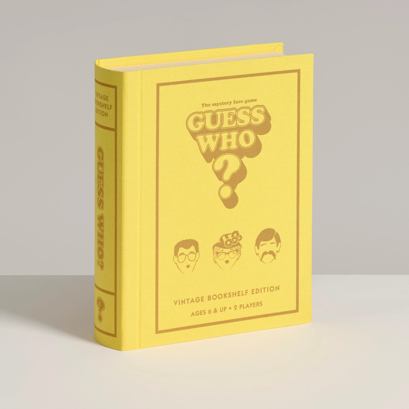 Vintage Bookshelf Game - Guess Who?