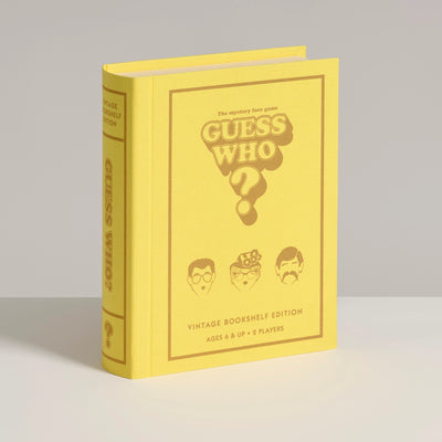 Vintage Bookshelf Game - Guess Who?