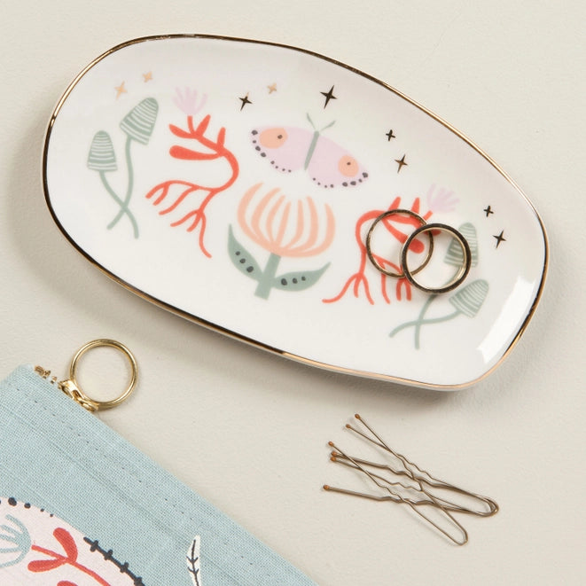 Far and Away Ceramic Trinket Tray