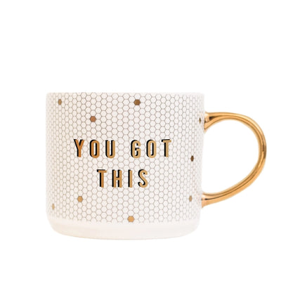 You Got This Gold Tile Mug