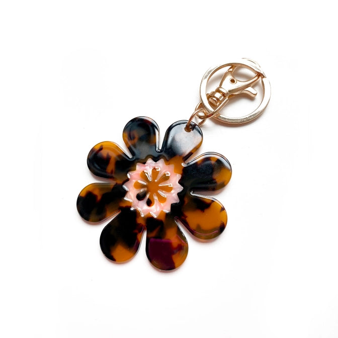 Daisy Tortoiseshell Keychain