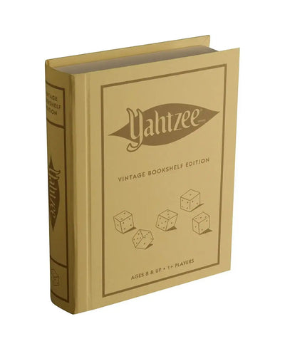 Vintage Bookshelf Game -Yahtzee