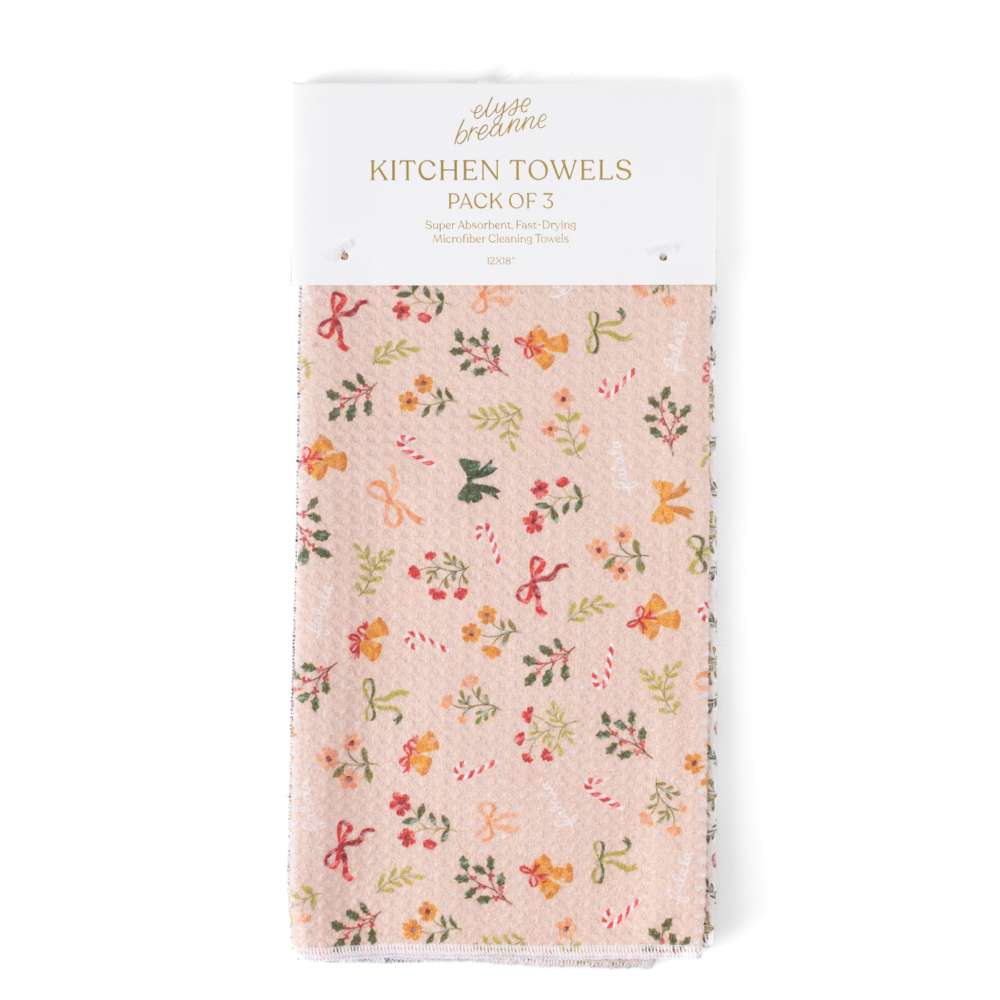 Pack of 3 Microfiber Kitchen Towels