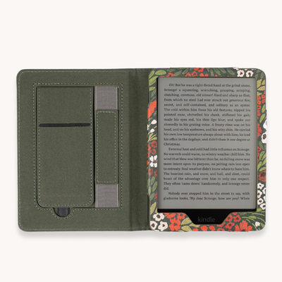 Kindle Case (Left Sided Stretch Hand Strap)
