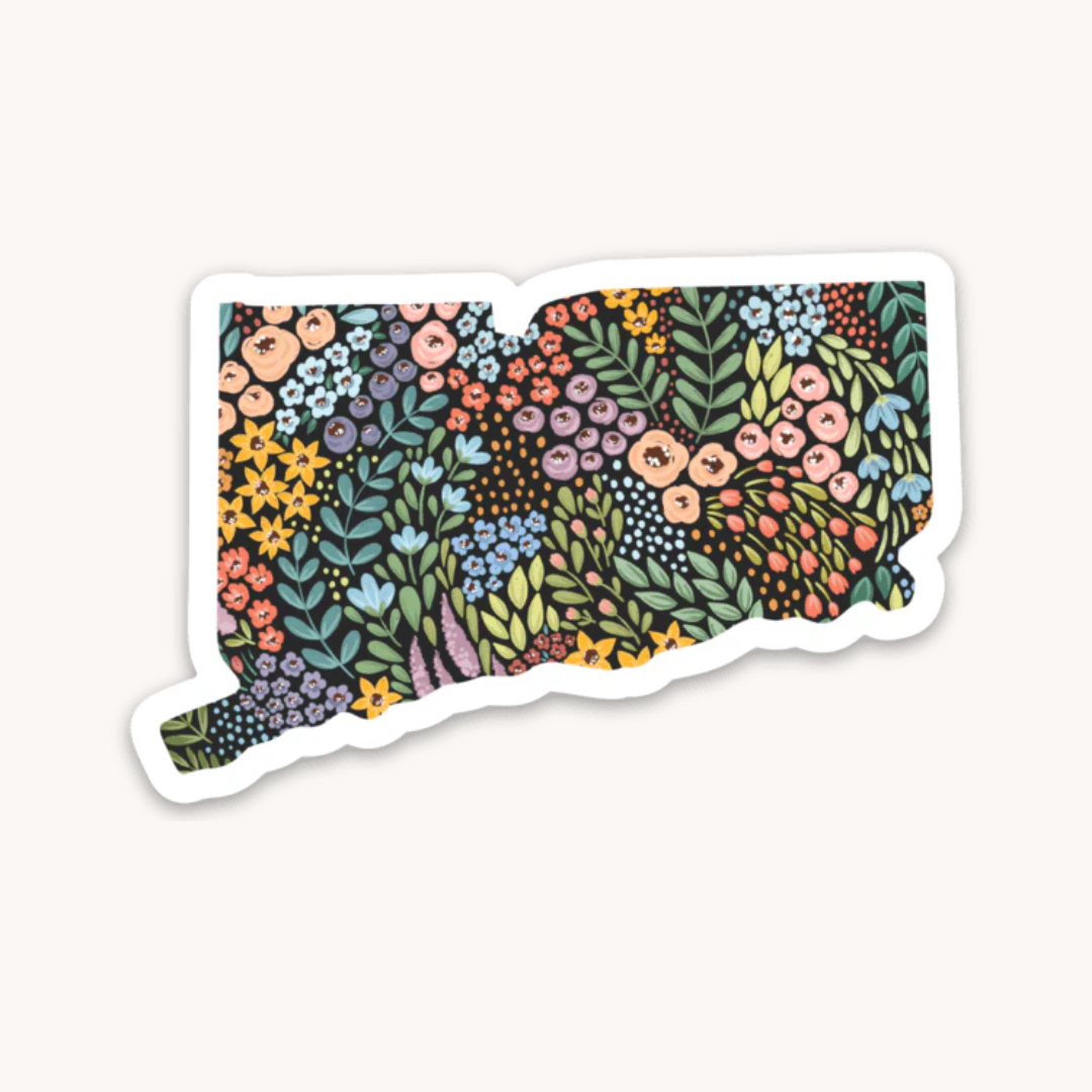 Waterproof Vinyl State Sticker, 2.5x2.75"