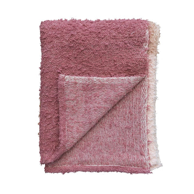 Woven Cotton Slub Throw w/ Stripes, Multi Color