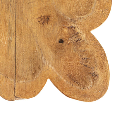Mango Wood Tray, Scalloped Edge