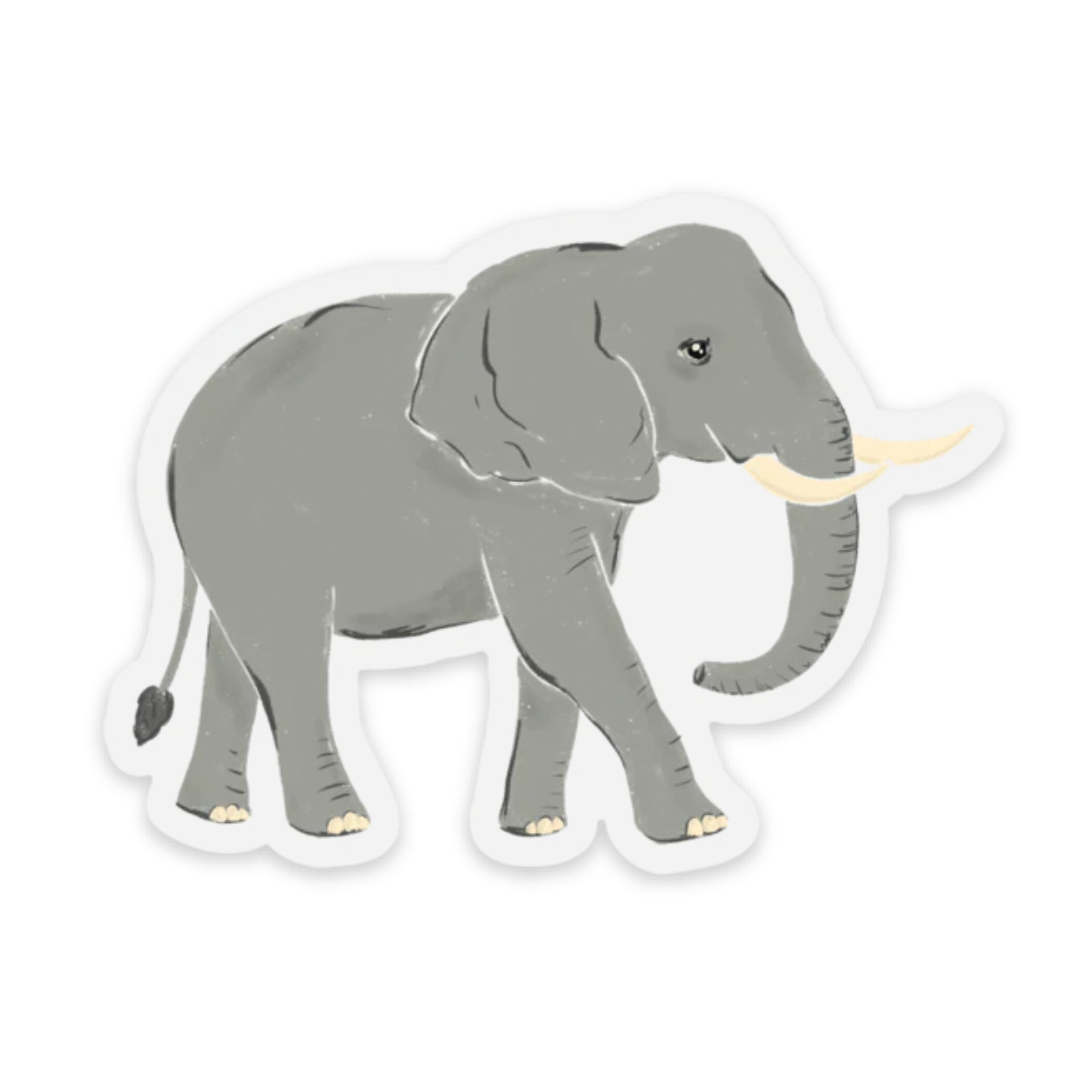 Clear Waterproof Vinyl Sticker, 3x2.5"