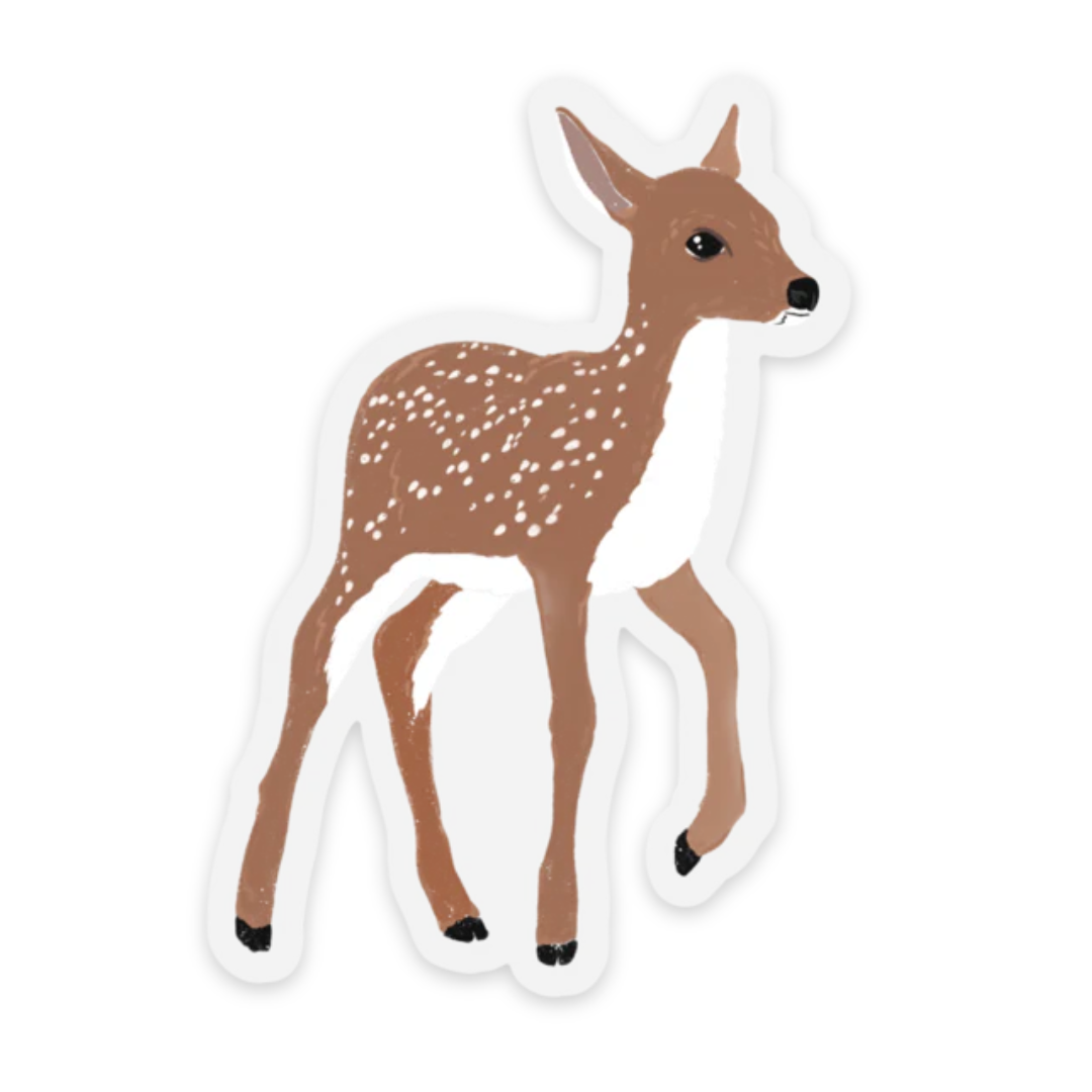 Clear Waterproof Vinyl Sticker, 3x2.25"