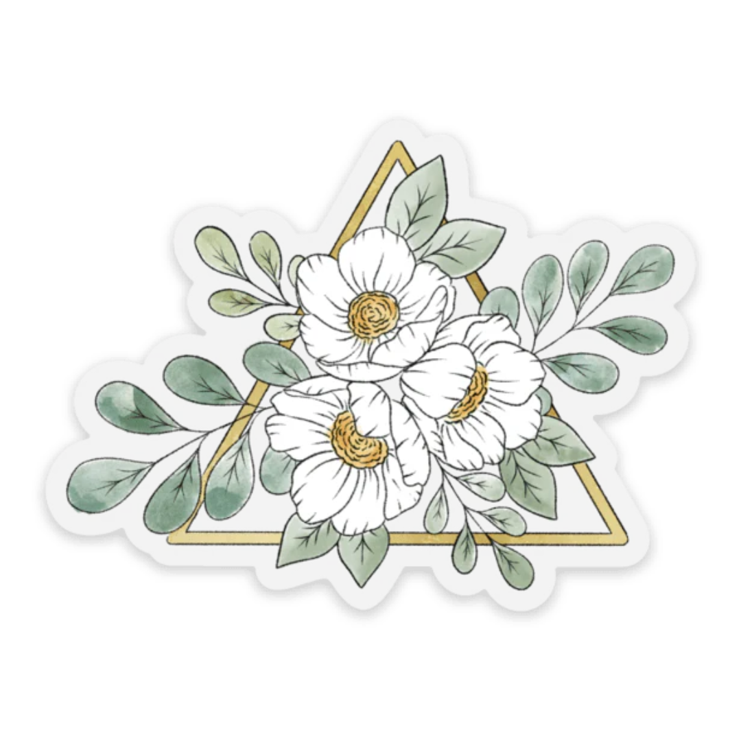 Clear Waterproof Vinyl Sticker, 3.35x2.25"