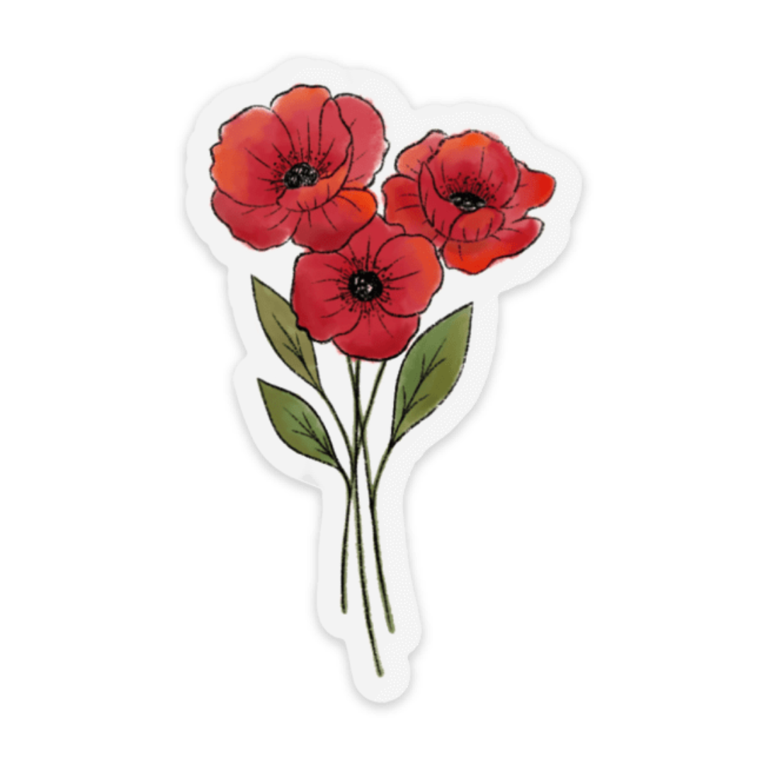 Clear Waterproof Vinyl Sticker, 3.5x2.25"