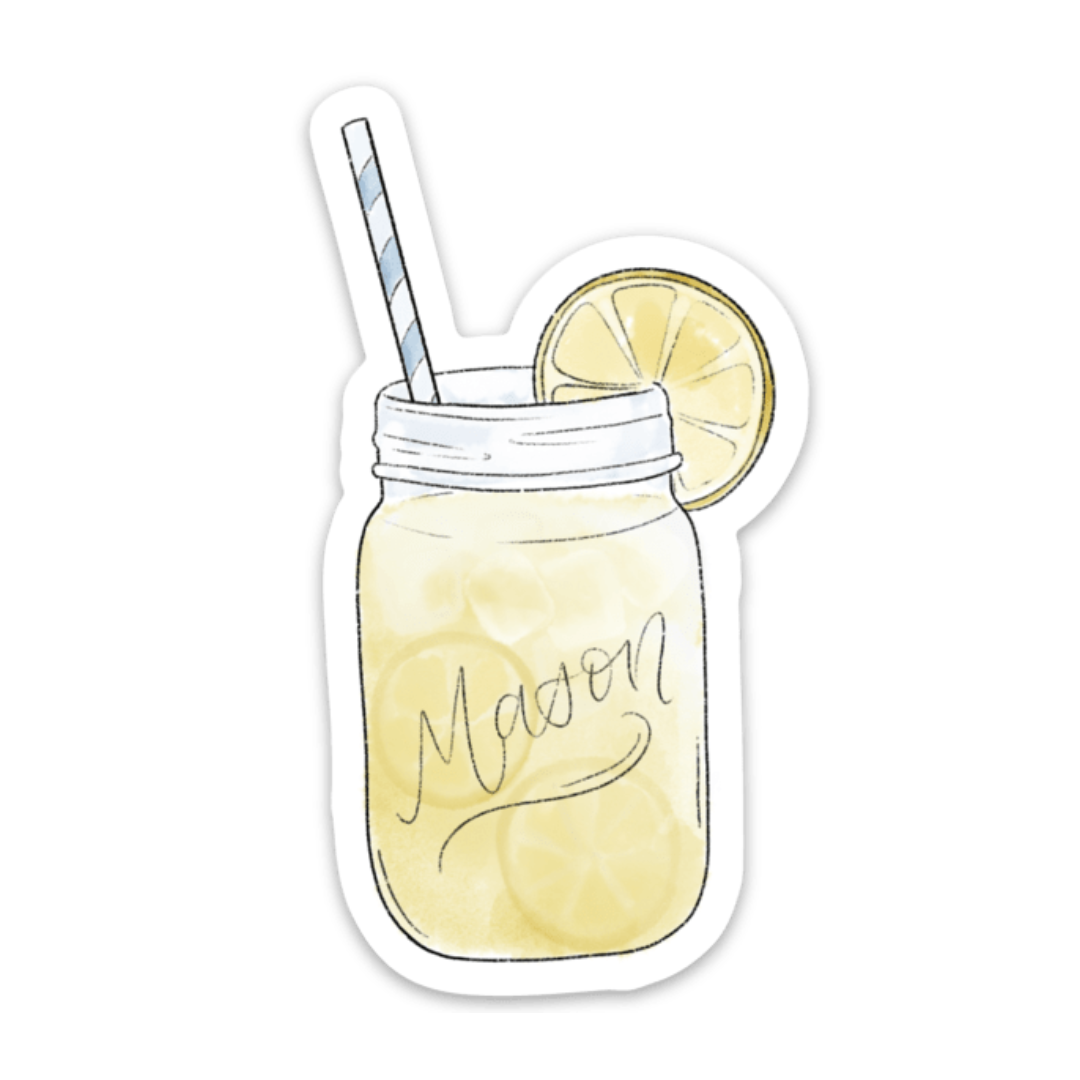 Waterproof Vinyl Sticker, 3.5x2"