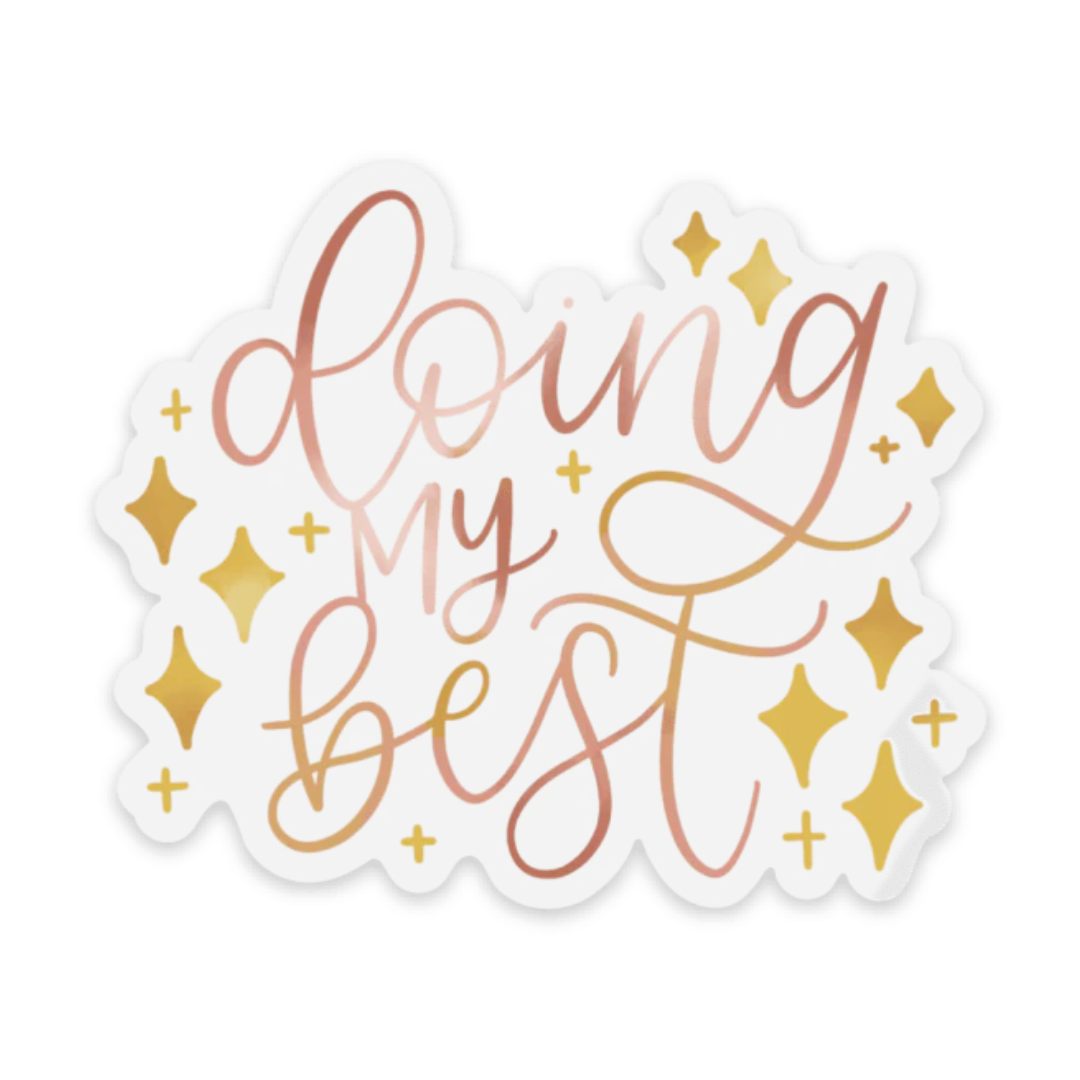 Clear Waterproof Vinyl Sticker, 3x2.5"