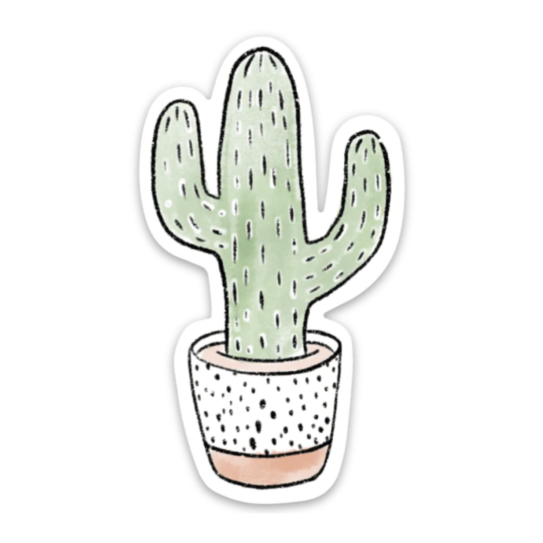 Waterproof Vinyl Sticker, 3x1.75"