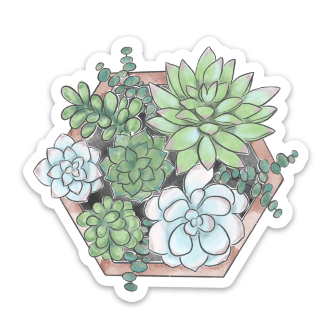 Waterproof Vinyl Sticker, 3x3"