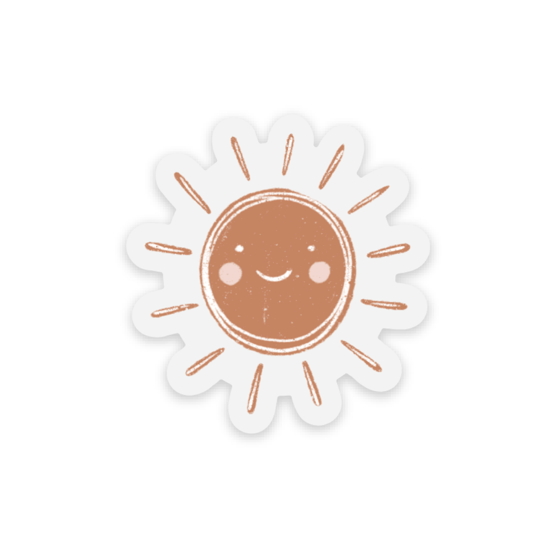 Clear Waterproof Vinyl Sticker, 1.5x1.5"