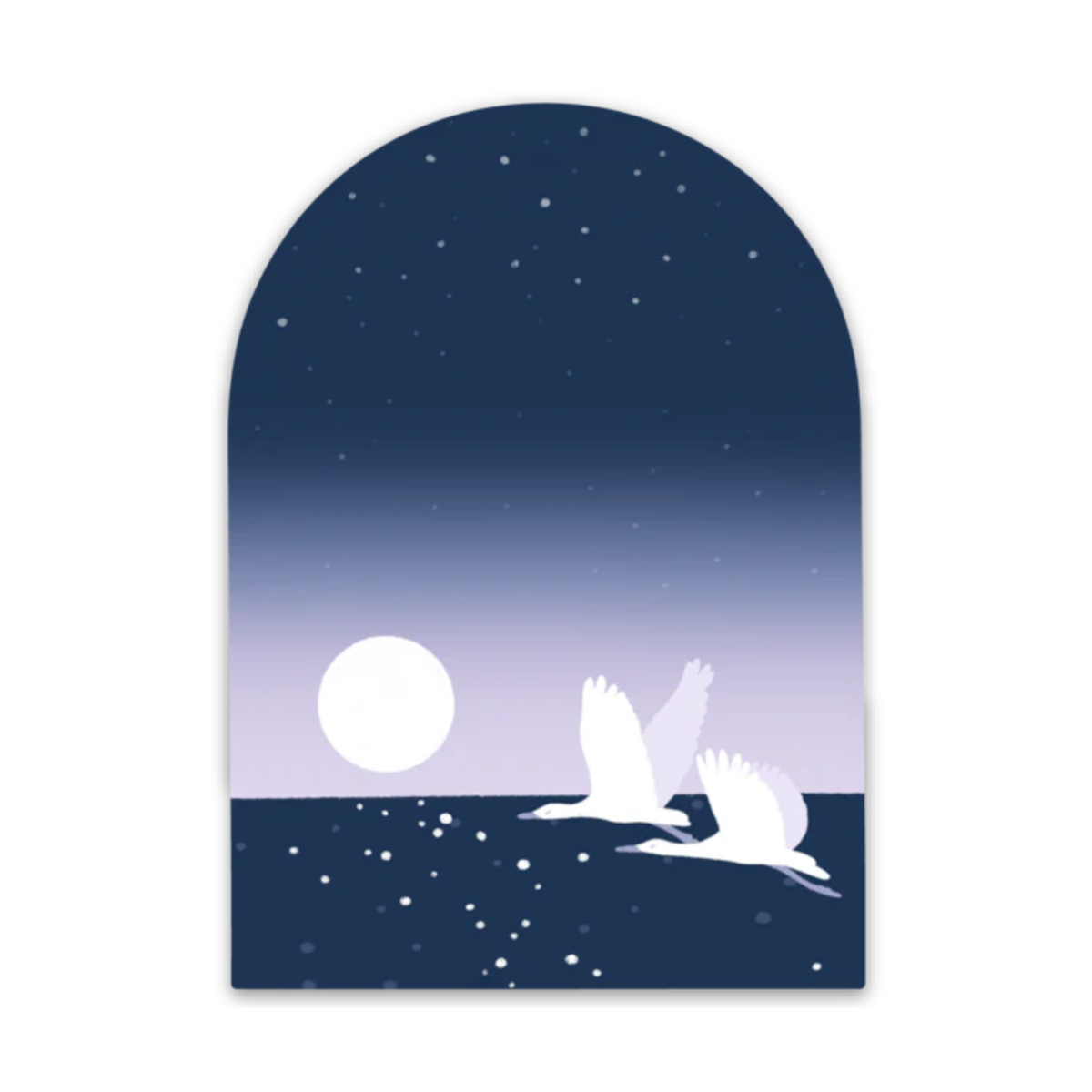 Waterproof Vinyl Sticker, 3.25x2.5"