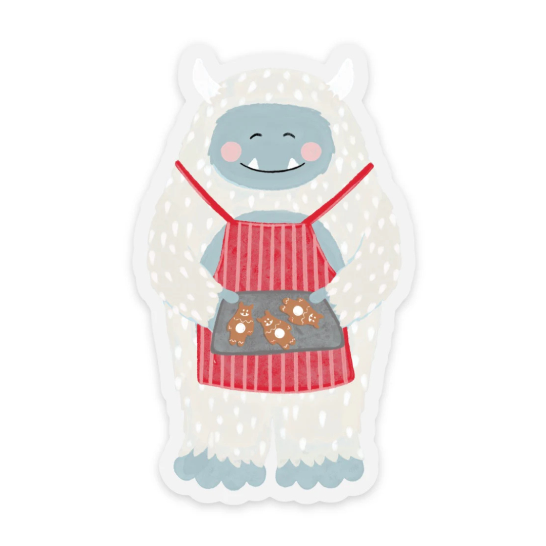 Clear Waterproof Vinyl Sticker, 3.25x2.25"