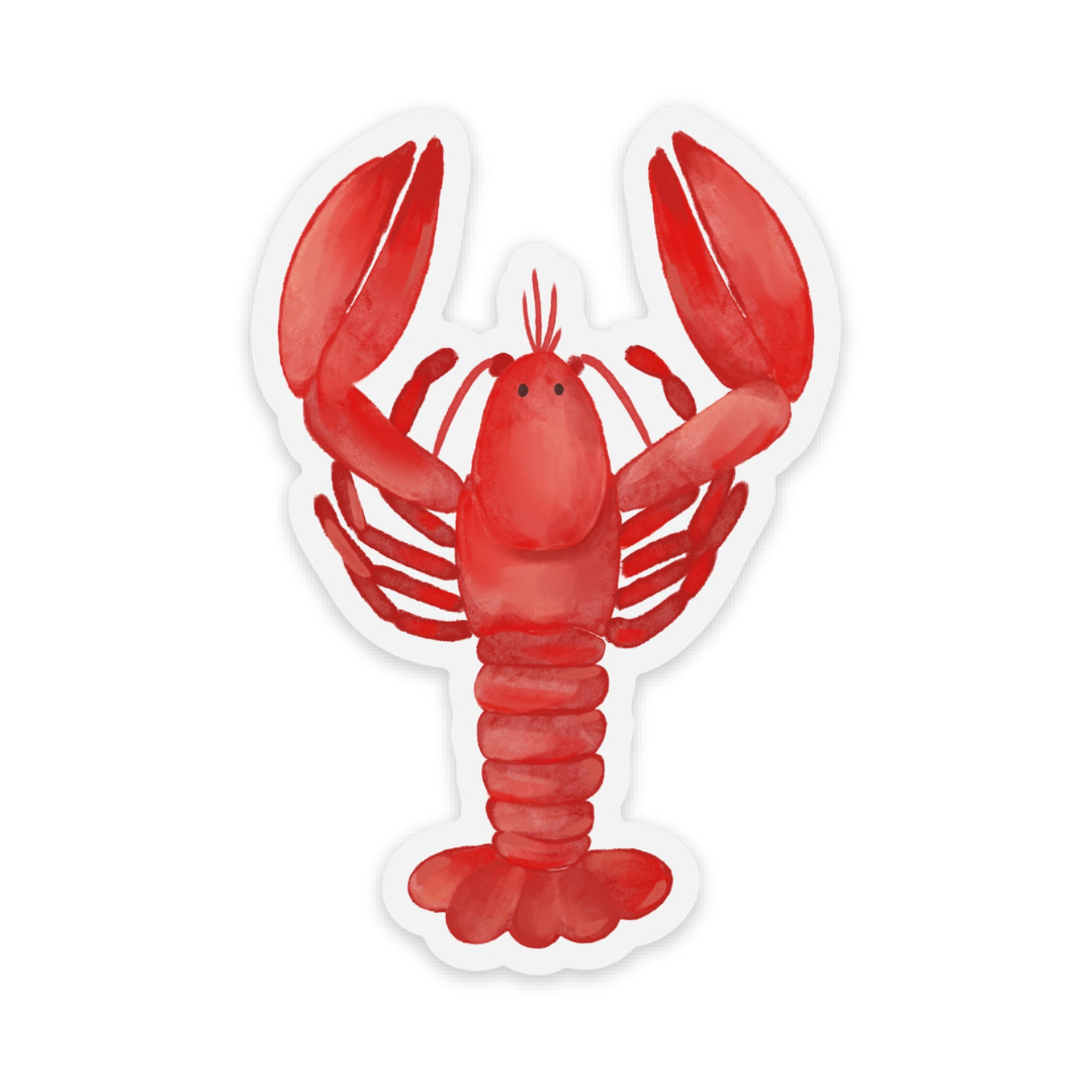 Clear Waterproof Vinyl Sticker 2.1x3.1"