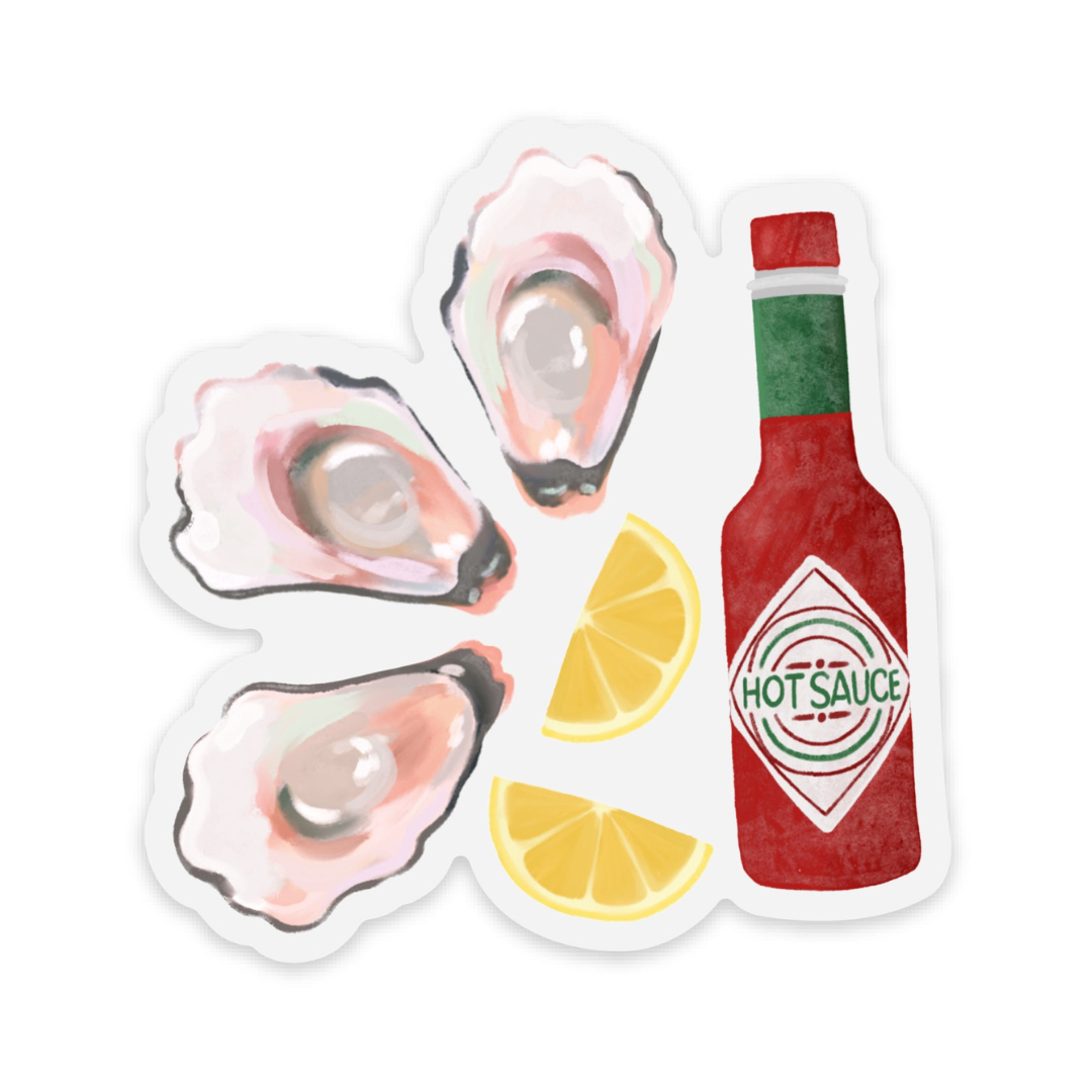 Clear Waterproof Vinyl Sticker 3x2.88"