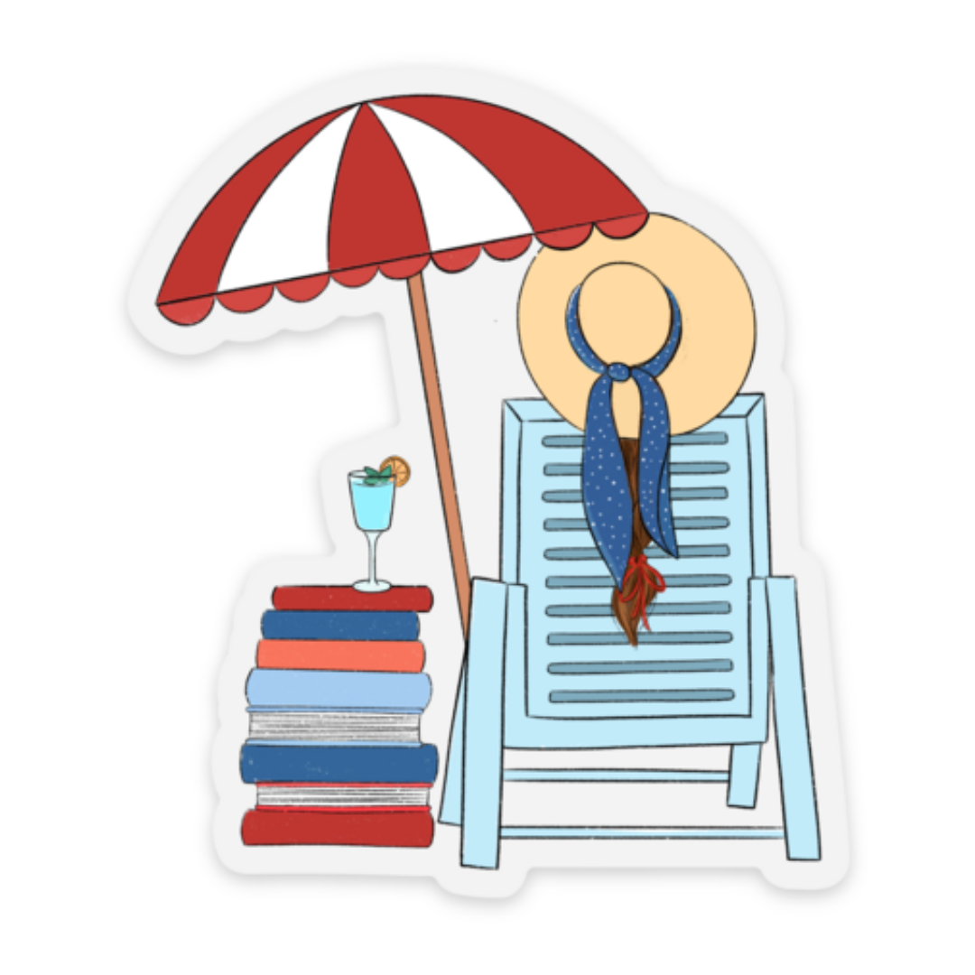 Clear Waterproof Vinyl Sticker 2.6x3"