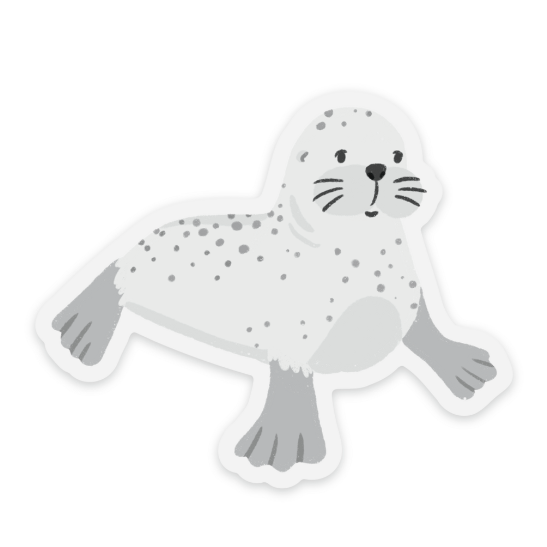 Clear Waterproof Vinyl Sticker 3×2.5"