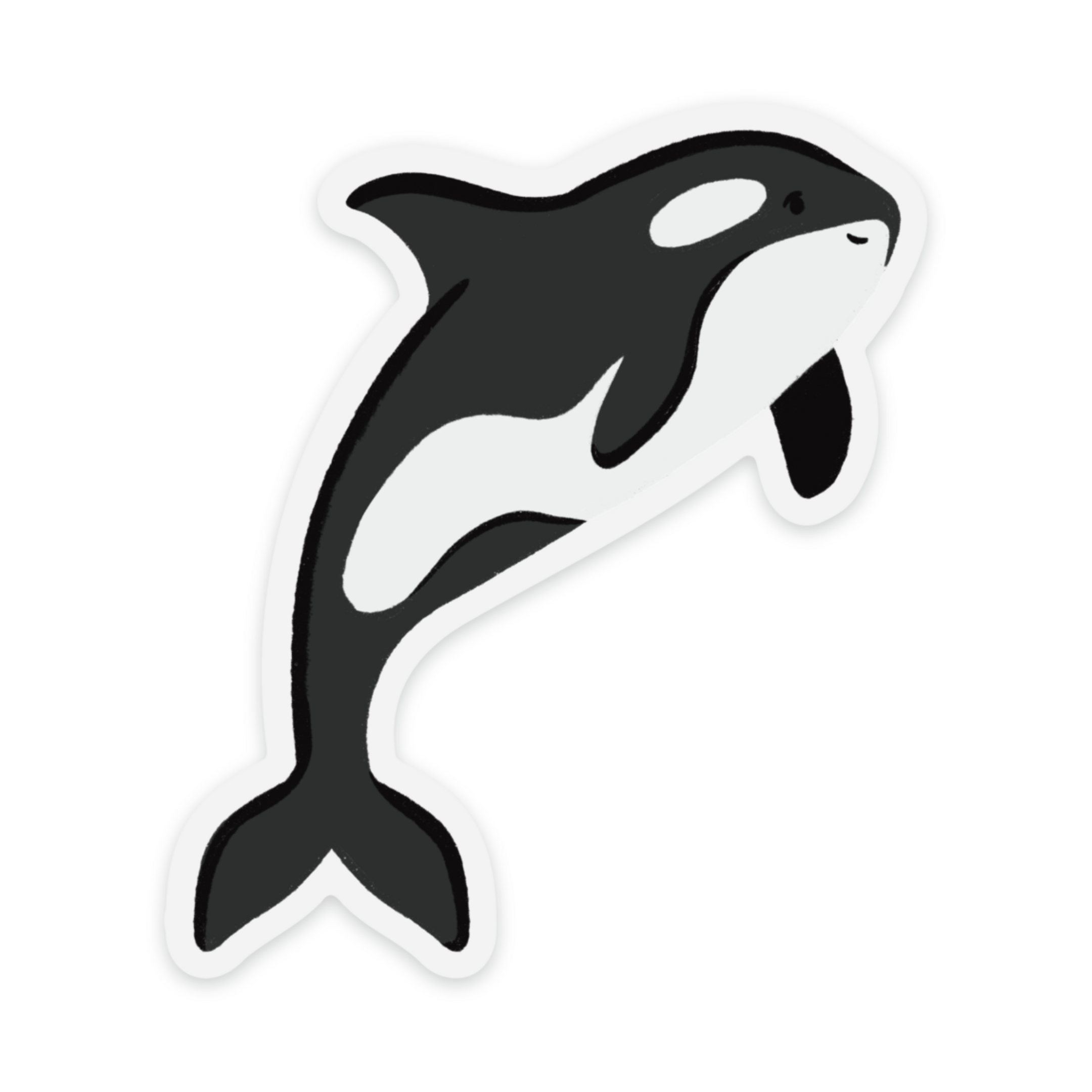 Clear Waterproof Vinyl Sticker 2.78×3.2"