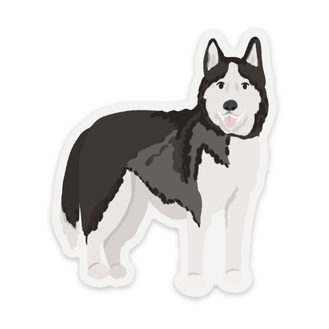 Clear Waterproof Vinyl Sticker 2.52x3"