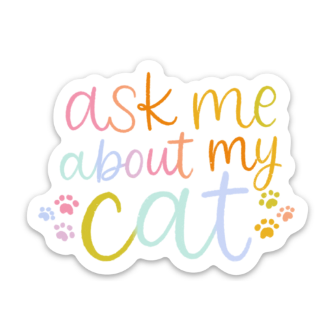 Waterproof Vinyl Sticker 3x2.3"
