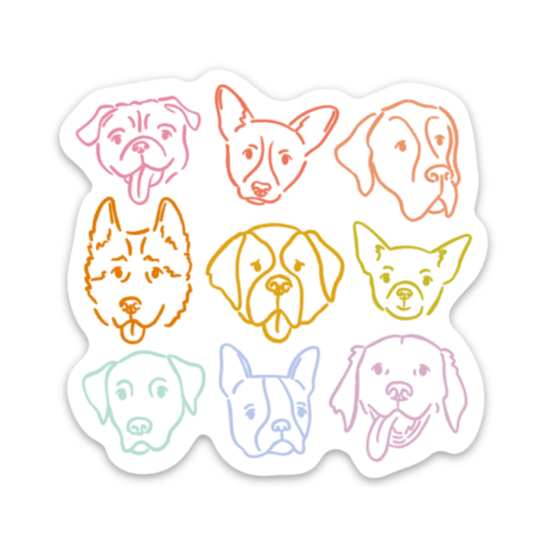 Waterproof Vinyl Sticker 3x2.9"
