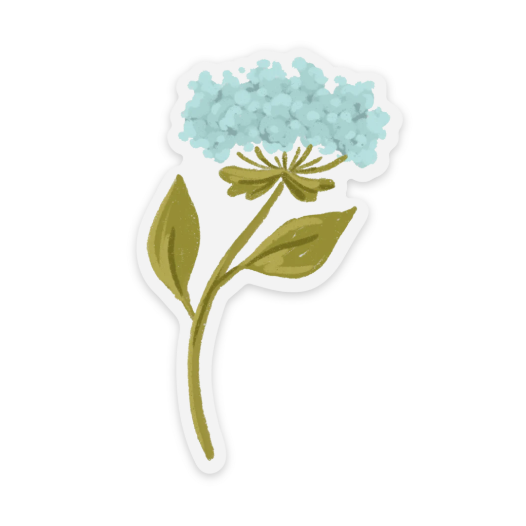 Clear Waterproof Vinyl Sticker 1.9x3"
