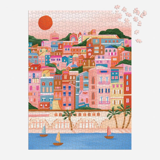 Colors of the French Riviera 1000 Piece Puzzle